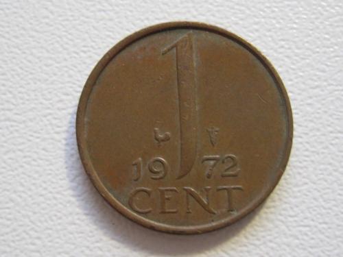 Нидерланды 1 цент 1972 года #35098