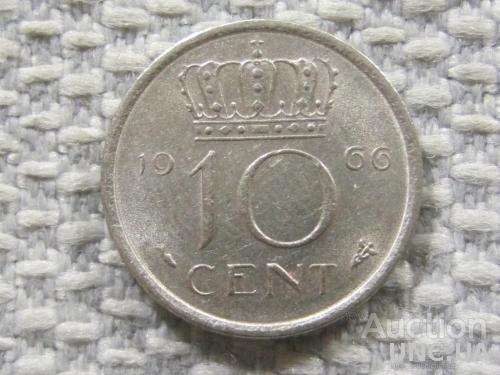 Нидерланды 10 центов 1966 года #3947