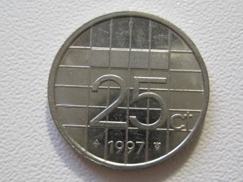 Нидерланды 25 центов 1997 года #35178