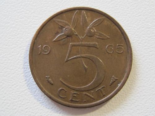 Нидерланды 5 центов 1965 года #35111