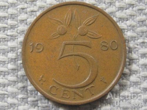 Нидерланды 5 центов 1980 года #3918