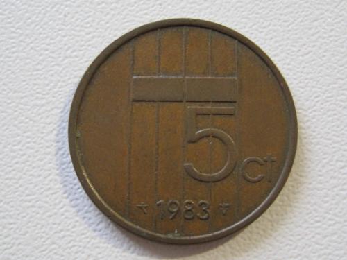 Нидерланды 5 центов 1983 года #35121