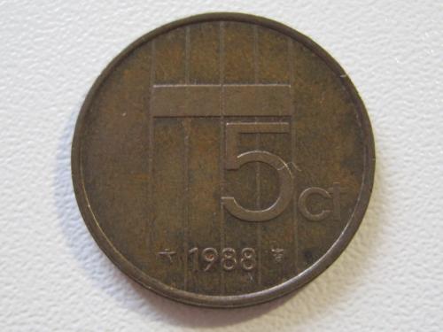 Нидерланды 5 центов 1988 года #35123