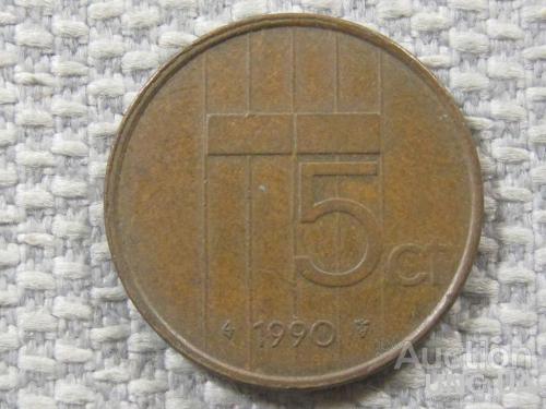Нидерланды 5 центов 1990 года #3928