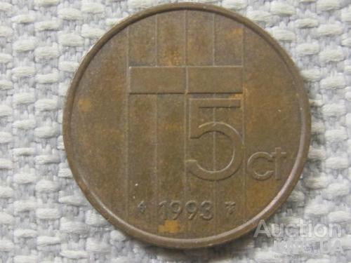 Нидерланды 5 центов 1993 года #3932