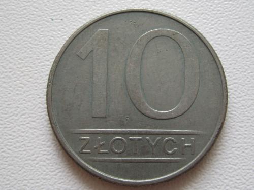 Польша 10 злотых 1986 года #10536