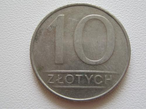 Польша 10 злотых 1988 года #10557