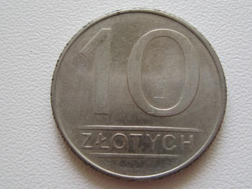 Польша 10 злотых 1988 года #10558