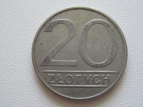 Польша 20 злотых 1986 года #10412