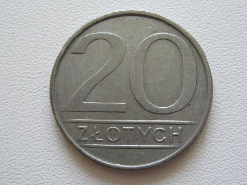 Польша 20 злотых 1986 года #10414