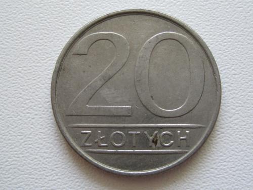 Польша 20 злотых 1986 года #10416
