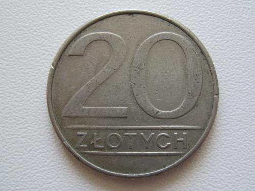 Польша 20 злотых 1986 года #10417