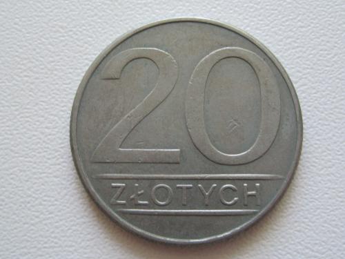 Польша 20 злотых 1986 года #10420