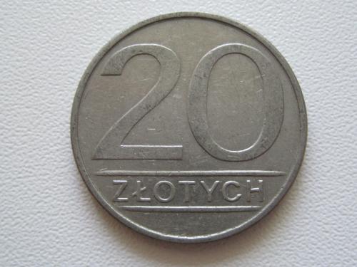 Польша 20 злотых 1986 года #10422