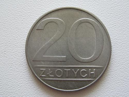 Польша 20 злотых 1987 года #10426