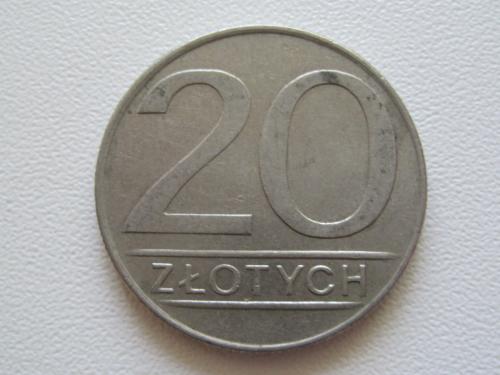 Польша 20 злотых 1987 года #10427