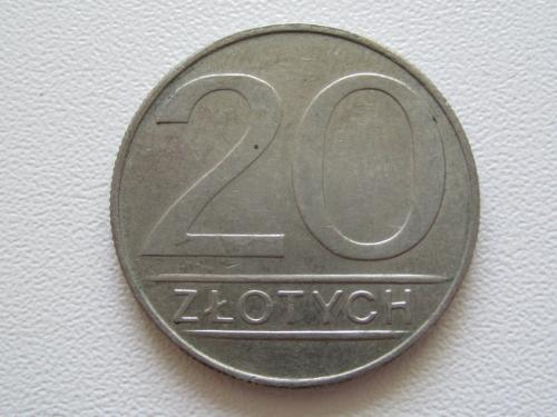 Польша 20 злотых 1987 года #10429