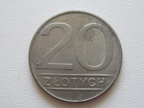 Польша 20 злотых 1987 года #10430