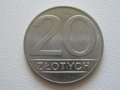 Польша 20 злотых 1989 года #10433