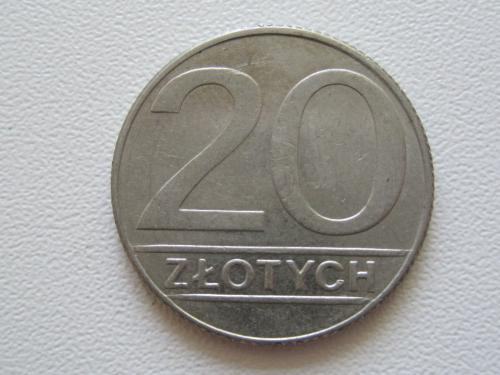 Польша 20 злотых 1989 года #10434
