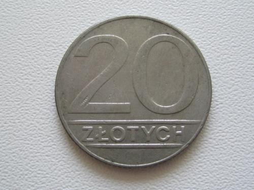 Польша 20 злотых 1989 года #10436