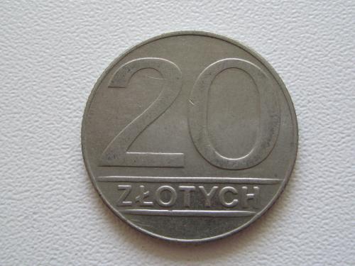 Польша 20 злотых 1989 года #10437