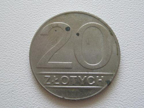 Польша 20 злотых 1989 года #10439