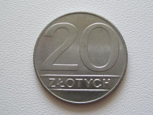 Польша 20 злотых 1989 года #10440