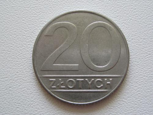 Польша 20 злотых 1989 года #10441