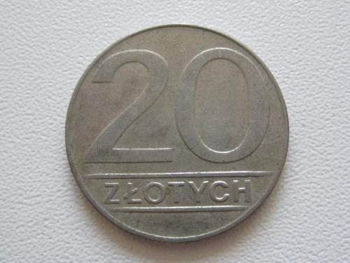 Польша 20 злотых 1989 года #10442