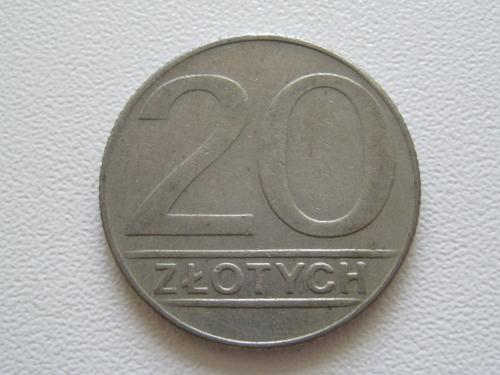 Польша 20 злотых 1989 года #10443