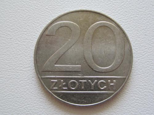 Польша 20 злотых 1990 года #10444