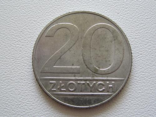 Польша 20 злотых 1990 года #10445