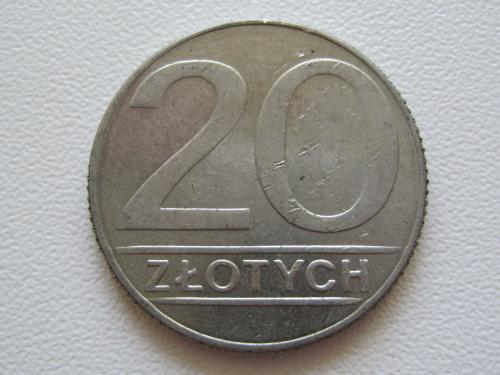 Польша 20 злотых 1990 года #10454