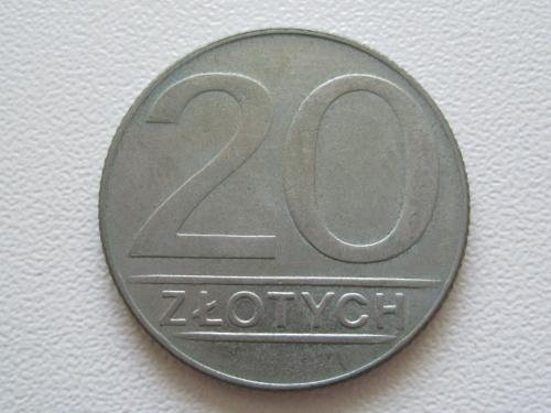 Польша 20 злотых 1990 года #10458