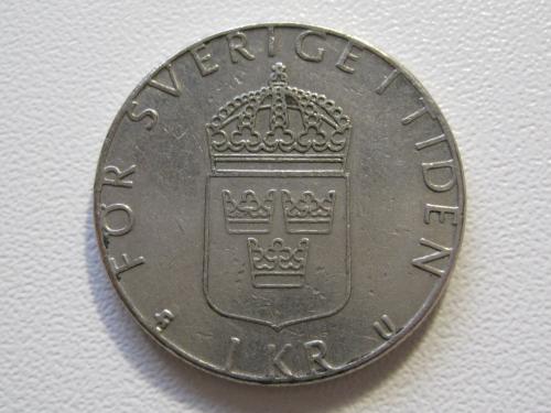 Швеция 1 крона 1977 года #35274