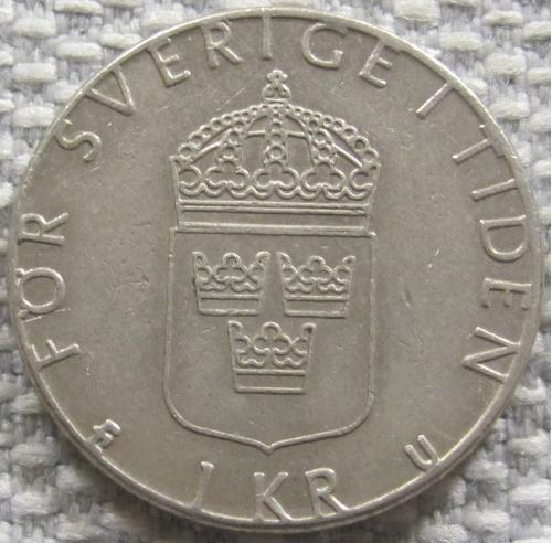 Швеция 1 крона 1978 года #12636
