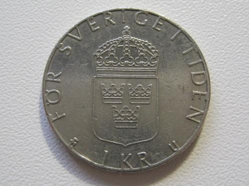 Швеция 1 крона 1981 года #35277