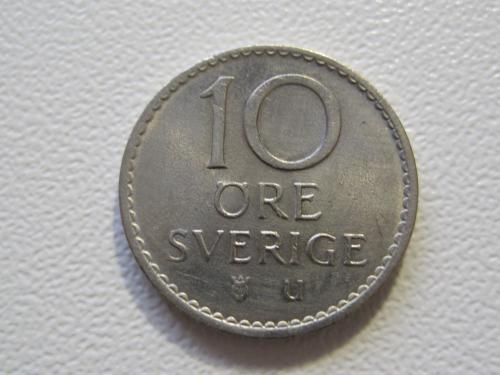 Швеция 10 эре 1969 года #35257