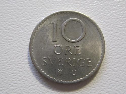 Швеция 10 эре 1970 года #35258