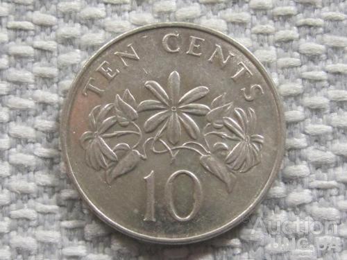 Сингапур 10 центов 1986 года #4036
