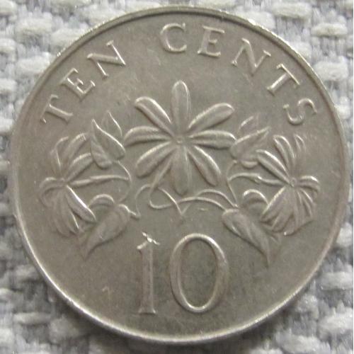 Сингапур 10 центов 1991 года #12662