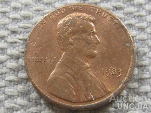 США 1 цент 1983 года #4892
