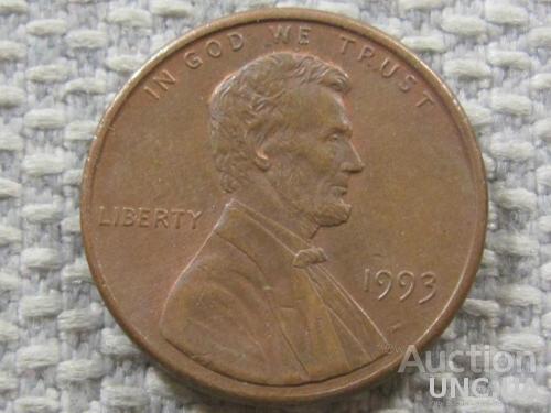 США 1 цент 1993 года #4906