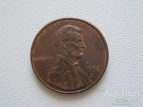 США 1 цент 1998 года D #9565