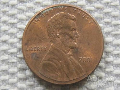 США 1 цент 2001 года #3475