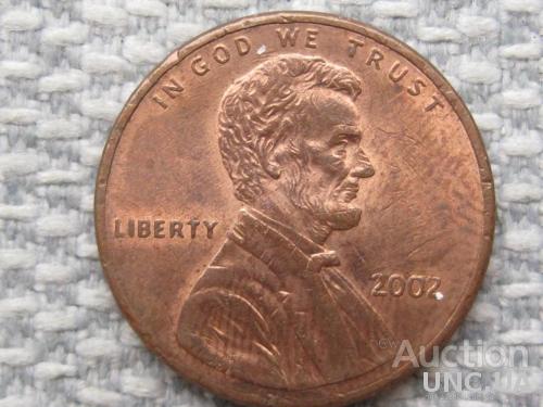 США, 1 цент 2002 года #1776