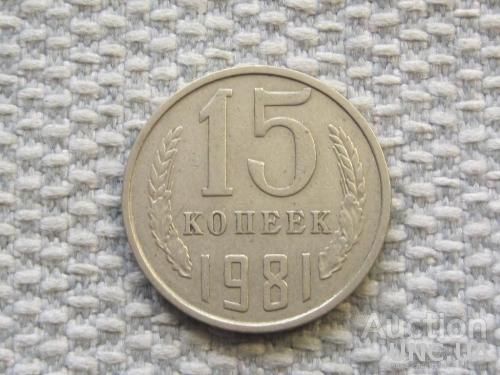 СССР 15 копеек 1981 года #6489