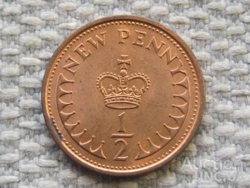 Великобритания 1/2 нового пенни 1980 года #6230
