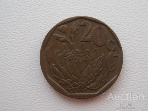 ЮАР 20 центов 1993 года #7954